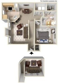 Floor Plan - 1 to 3 Beds from $1025 to $2298 - Knightsbridge at Stoneybrook Apartments in Orlando, Florida