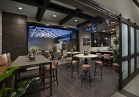 Banquet Room and Fireplace - Encantada at Steam Pump Apartamentos in Tucson, Arizona