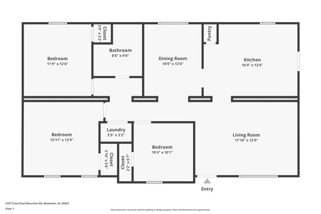 3107 Crest Oval Mountain Rd in Bessemer, AL - Foto de edificio - Building Photo