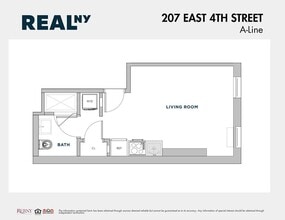 207 E 4th St, Unit 3A in New York, NY - Foto de edificio - Building Photo