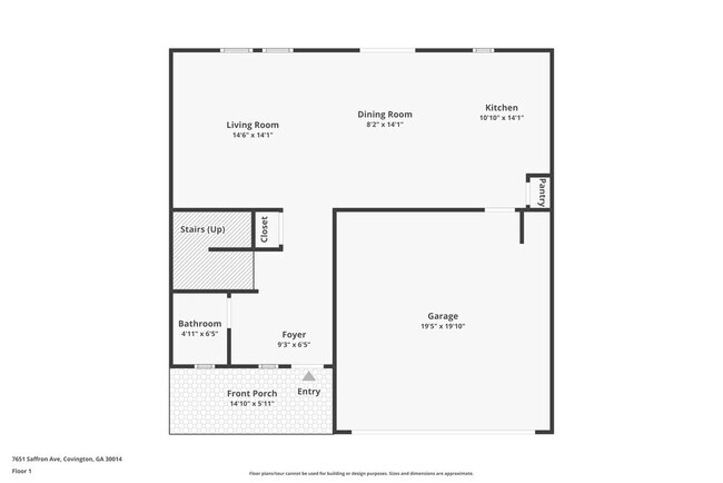 7651 Saffron Ave in Covington, GA - Foto de edificio - Building Photo