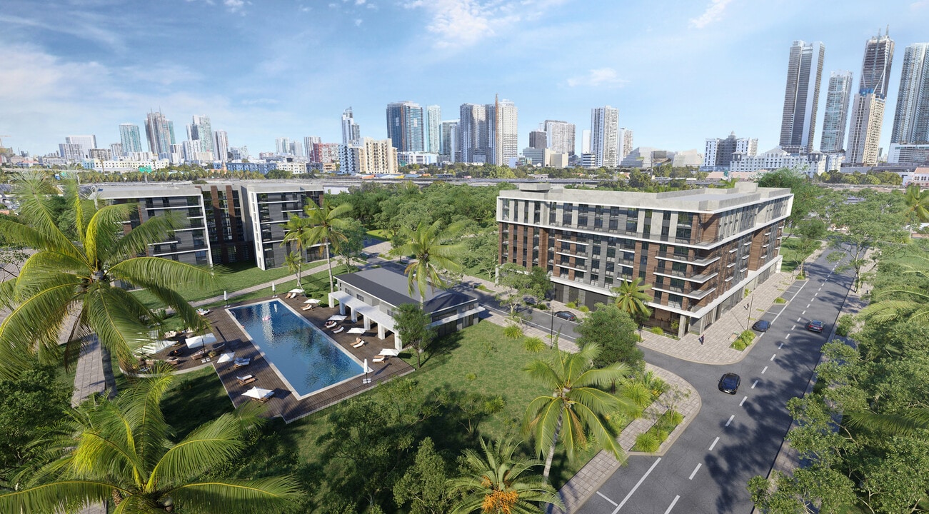 Culmer Place in Miami, FL - Foto de edificio