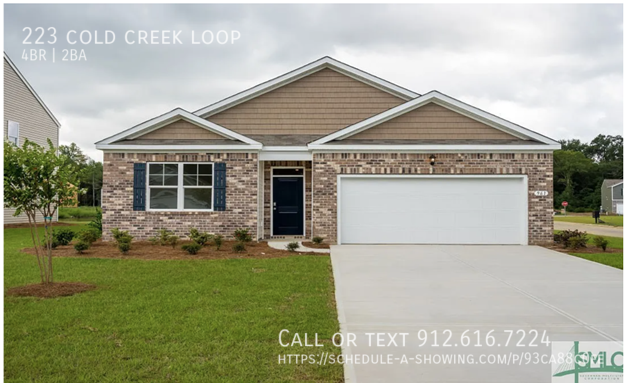 223 Cold Creek Pass in Port Wentworth, GA - Foto de edificio