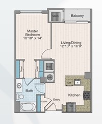 The Orion Condominiums in Silver Spring, MD - Foto de edificio - Floor Plan