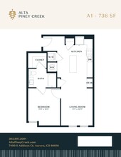 Alta Piney Creek in Aurora, CO - Foto de edificio - Floor Plan