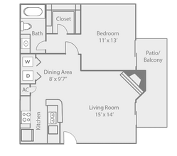 Oaks at Greenview in Houston, TX - Building Photo - Floor Plan