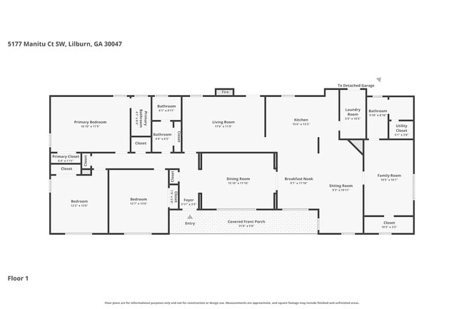 5177 Manitu Ct SW in Lilburn, GA - Foto de edificio - Building Photo