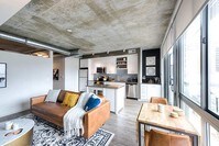 One Bedroom Kitchen and Living - AVA NoMa Apartments in Washington, District of Columbia