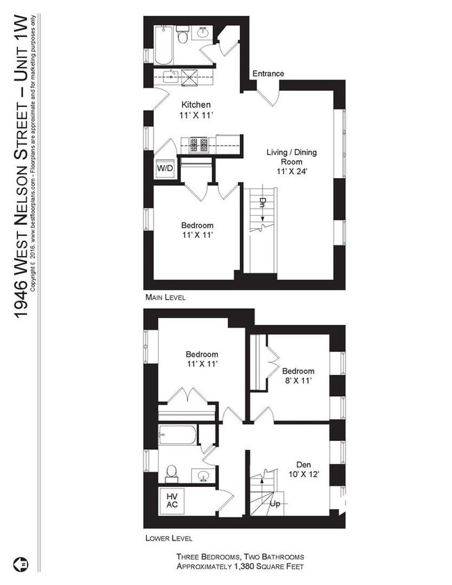 1942 W Nelson St, Unit 1W