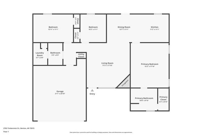 2705 Timbermist Cir in Benton, AR - Building Photo - Building Photo