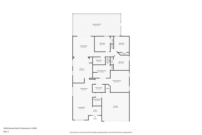 12525 Herons Path Pl in Riverview, FL - Foto de edificio - Building Photo