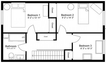 Colonial Apartments in Dekalb, IL - Building Photo - Floor Plan