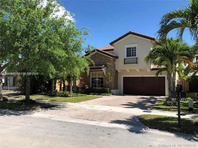 property at 867 SW 155th Ct