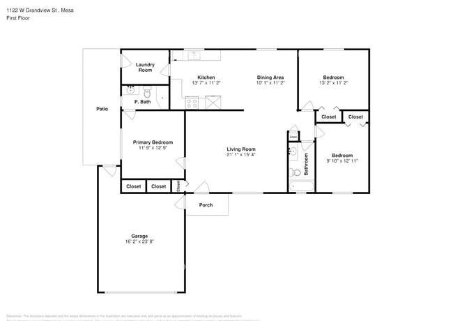 1122 W Grandview St in Mesa, AZ - Building Photo - Building Photo