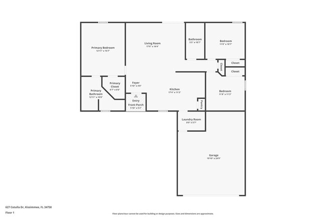 627 Cotulla Dr, Unit 104 in Kissimmee, FL - Foto de edificio - Building Photo