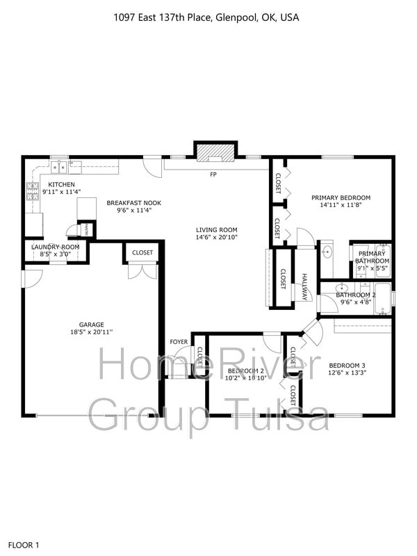 1097 E 137th Pl in Glenpool, OK - Building Photo - Building Photo