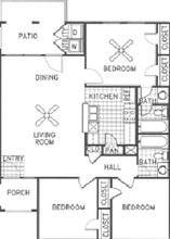 Reed Parque Townhomes in Houston, TX - Building Photo - Floor Plan