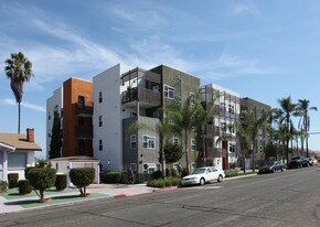 City Scene in San Diego, CA - Building Photo