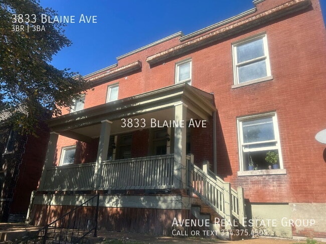 3833 Blaine Ave in St. Louis, MO - Building Photo - Building Photo