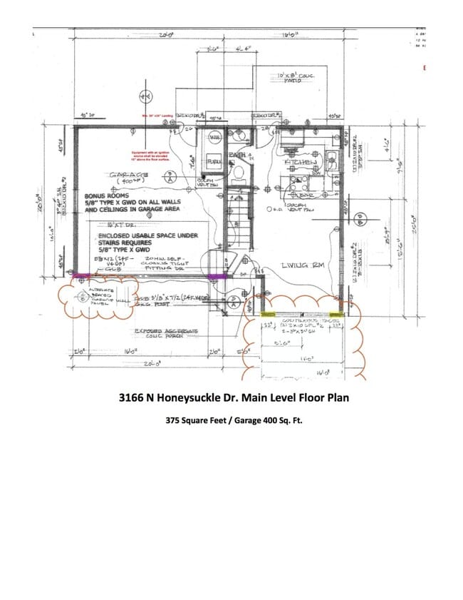 property at 3166 N Honeysuckle Dr