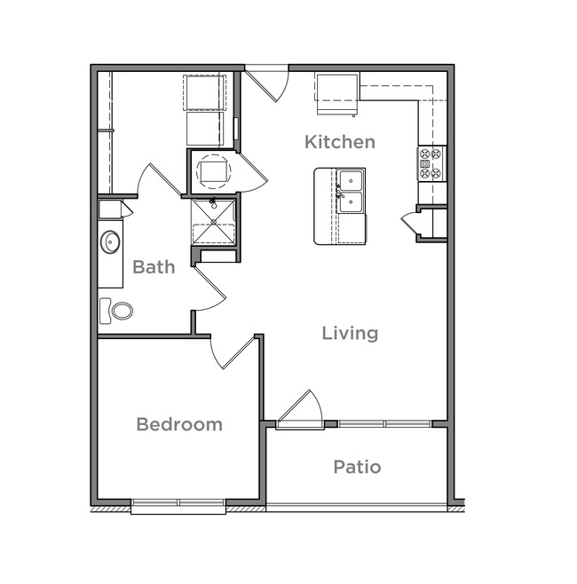 Robinson Flats in Old Hickory, TN - Foto de edificio - Floor Plan