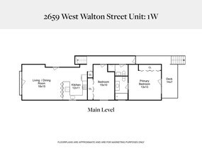 2659 W Walton St, Unit #1w in Chicago, IL - Foto de edificio - Building Photo