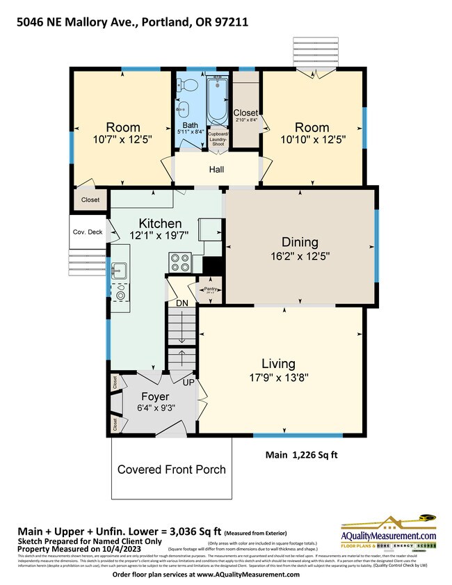 property at 5046 NE Mallory Ave