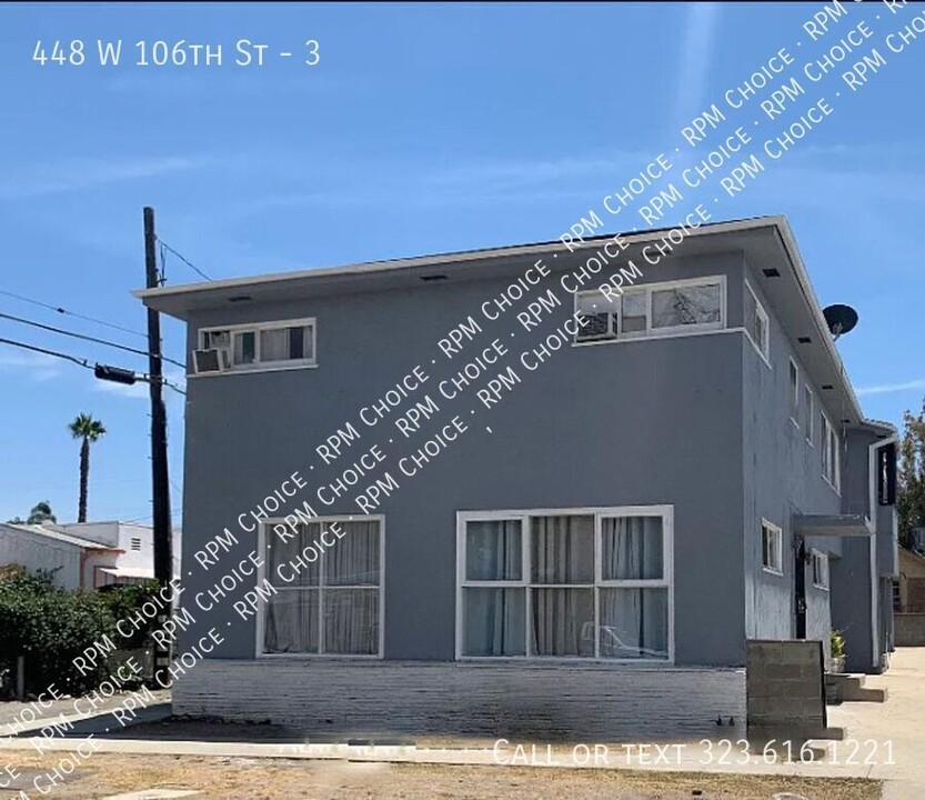 448 W 106th St in Los Angeles, CA - Building Photo