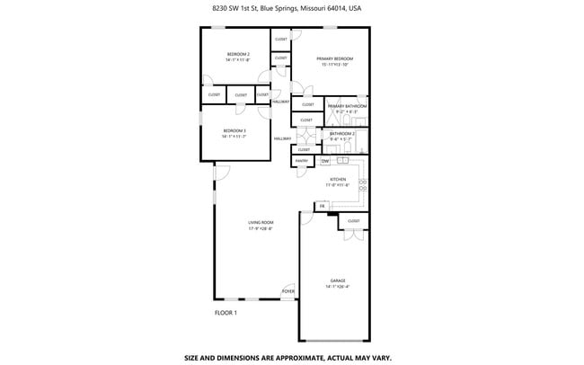 8230 SW 1st St in Blue Springs, MO - Building Photo - Building Photo