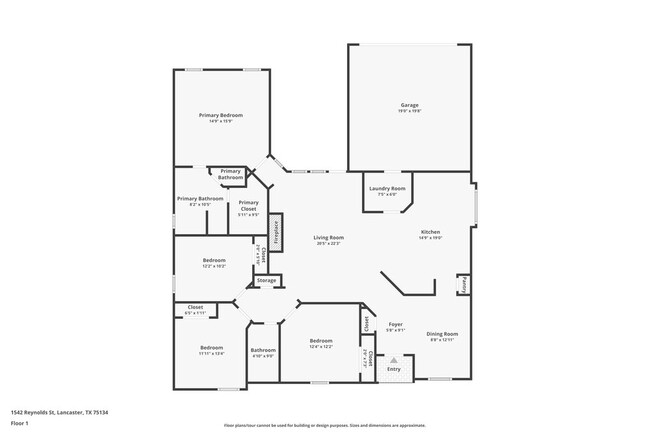 1542 Reynolds St in Lancaster, TX - Building Photo - Building Photo