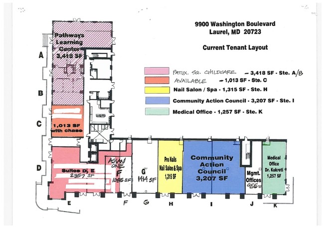 Patuxent Square Apartments in Laurel, MD - Building Photo - Floor Plan