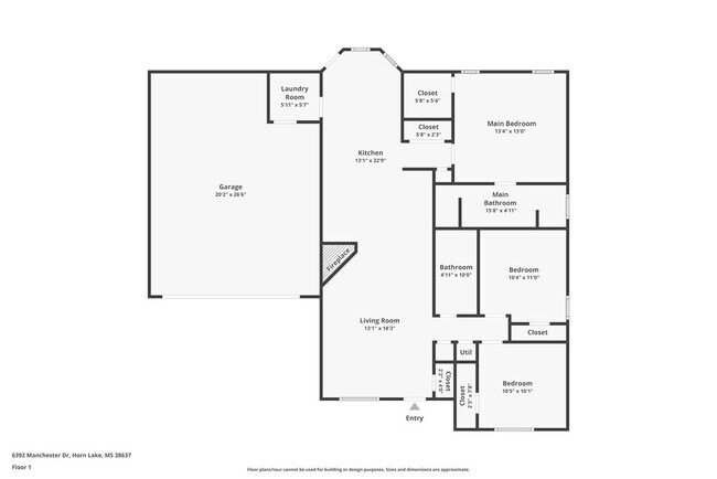 6392 Manchester St in Horn Lake, MS - Building Photo - Building Photo
