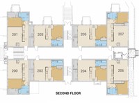 Roland E. Cook Lofts in Vinton, VA - Foto de edificio - Floor Plan