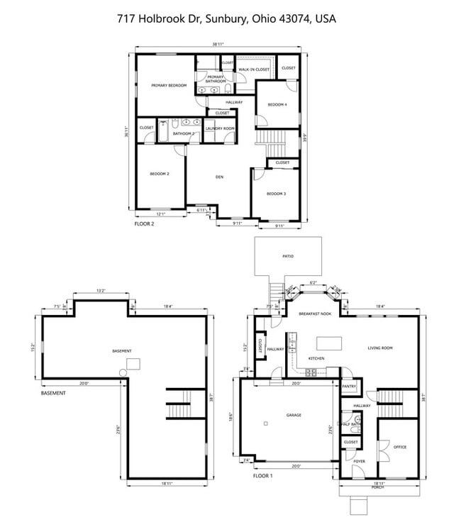 717 Holbrook Dr in Sunbury, OH - Foto de edificio - Building Photo