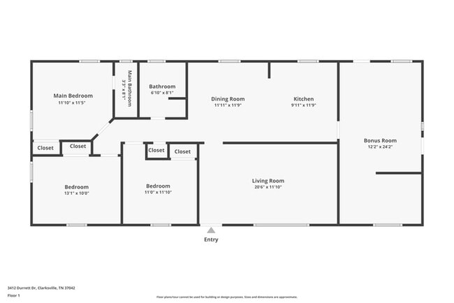 3412 Durrett Dr in Clarksville, TN - Building Photo - Building Photo