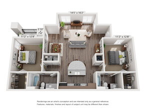 35 West in Moore, OK - Foto de edificio - Floor Plan