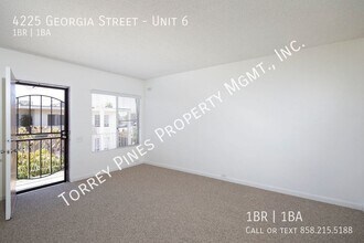 4225 Georgia St, Unit Unit 6 in San Diego, CA - Building Photo - Building Photo
