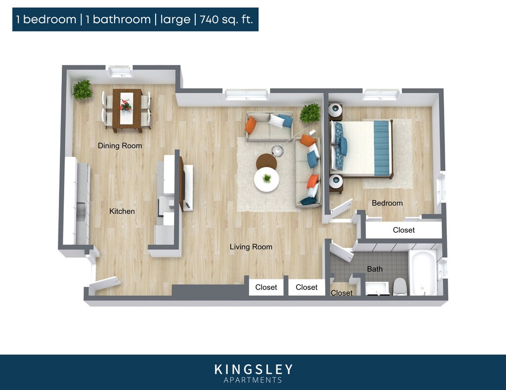 Kingsley Apartments in Sterling Heights, MI