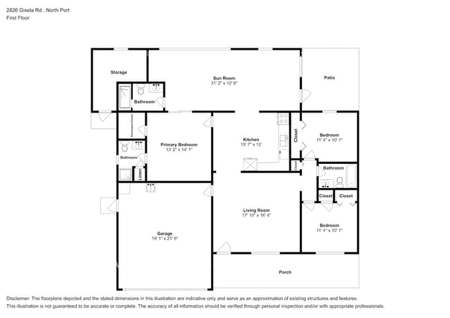 2826 Gisela Rd in North Port, FL - Building Photo - Building Photo