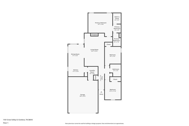 1161 Cross Valley Cove in Cordova, TN - Building Photo - Building Photo