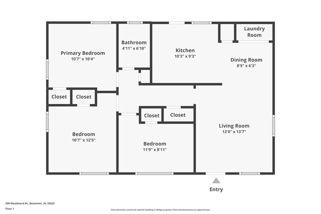 209 Woodward Dr in Hueytown, AL - Building Photo - Building Photo