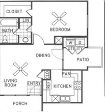 Reed Parque Townhomes in Houston, TX - Building Photo - Floor Plan