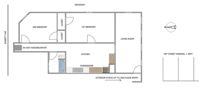 18 Everett Ave, Unit BR Private Laundry Off St Parking in Ossining, NY - Building Photo - Building Photo