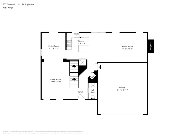 287 Clarendon Ln in Bolingbrook, IL - Foto de edificio - Building Photo