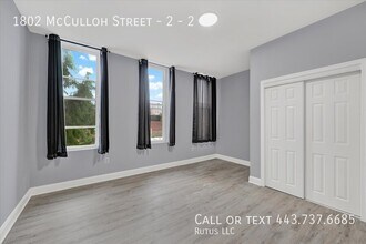 1802 McCulloh St in Baltimore, MD - Building Photo - Building Photo