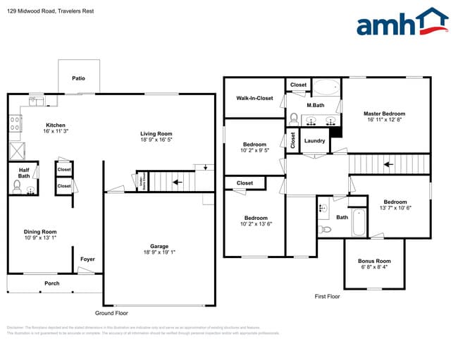 129 Midwood Rd in Travelers Rest, SC - Foto de edificio - Building Photo