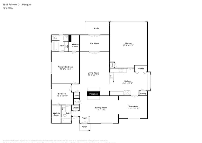 1038 Fairview Ct in Mesquite, TX - Foto de edificio - Building Photo