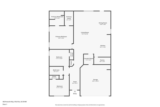 483 Prescott Wy in Villa Rica, GA - Foto de edificio - Building Photo