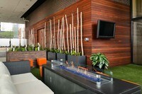 Outdoor Sitting Area with Fire Pit - North Harbor Tower Apartments in Chicago, Illinois