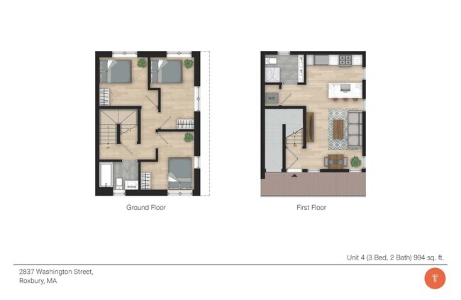 2837 Washington St, Unit 4 in Boston, MA - Building Photo - Building Photo